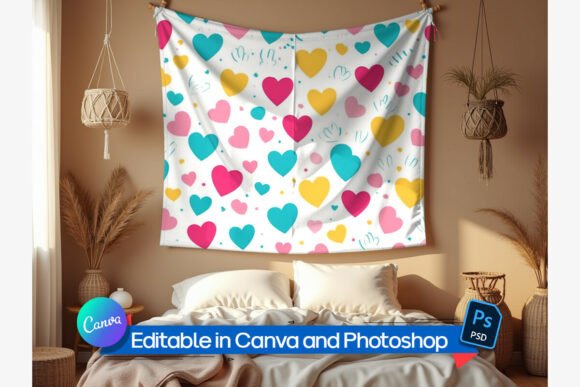 Download Wall Tapestry Pattern Mockup - Pattern mockup Collection
