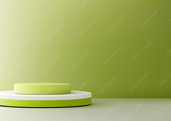 Download 3d Lime Green Platform Product Mockups - Mockup Collection