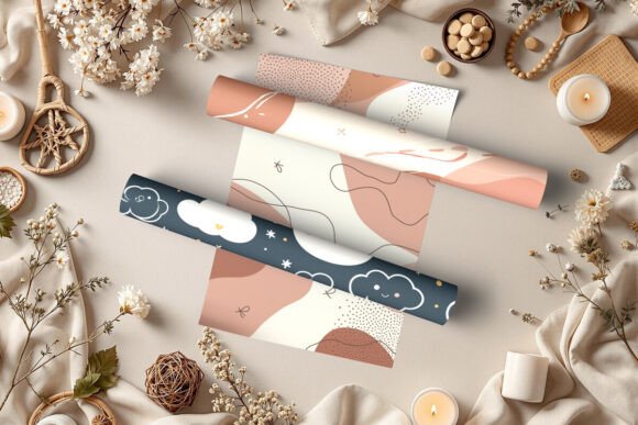 Download Gift Paper Pattern Mockup - Pattern mockup Collection