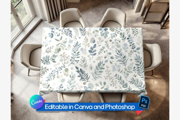 Download Tablecloth Pattern Mockup PSD - Pattern mockup Collection