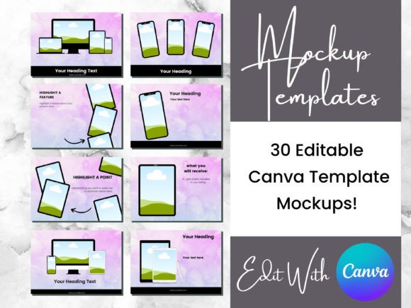 Download 15 Pink Watercolor Mockup Templates - Mockup Collection