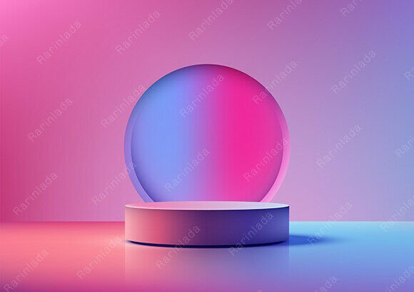Download Modern Circular Podium Product Mockups - Mockup Collection