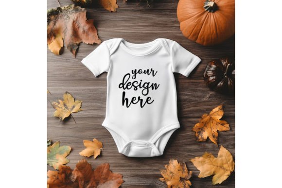 Download Baby Bodysuit Mockup,Halloween Baby Body - Mockup Collection