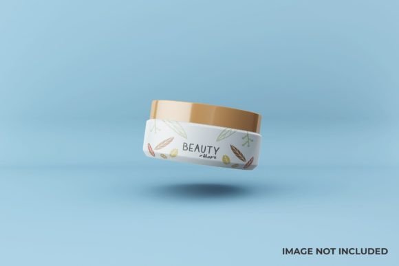 Download PSD Cosmetic Face Cream Jar Mockup - Mockup Collection