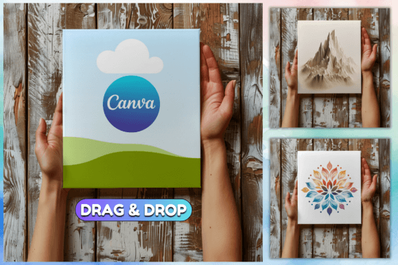 Download Canvas Mockup Canva Wall Art Template - Mockup Collection