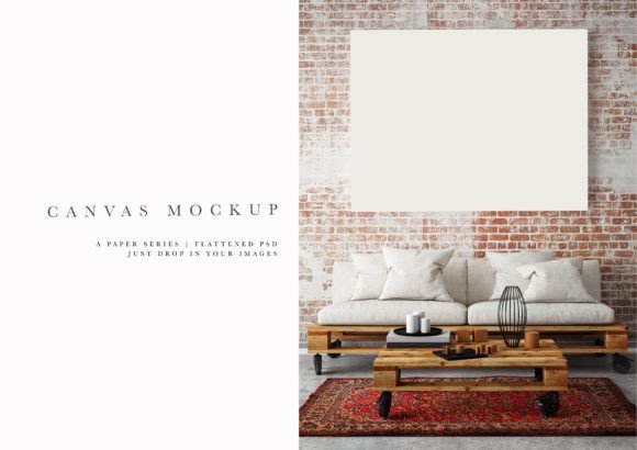 Download Canvas Mockup #184 - Mockup Collection