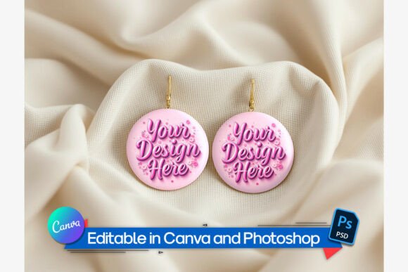 Download Earring Mockup Template - Mockup Collection