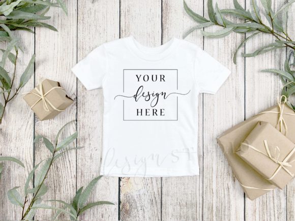 Download Child White Shirt Mockup Farmhouse - Mockup Collection