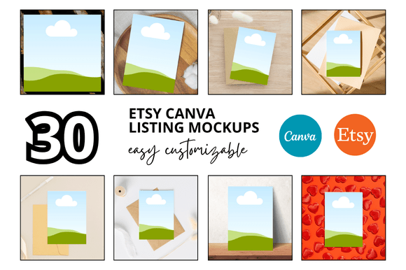 Download 30 Paper Etsy Mockups Templates - Mockup Collection