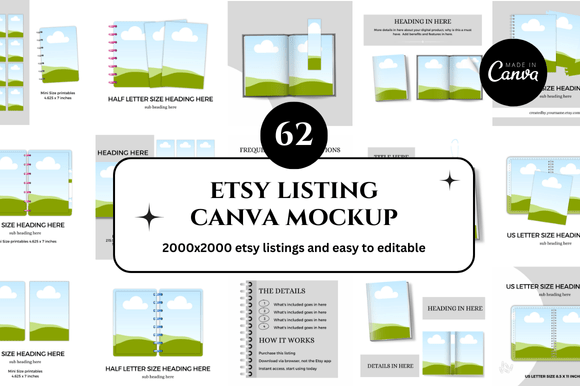 Download 62 Etsy Canva Mockup - Mockup Collection