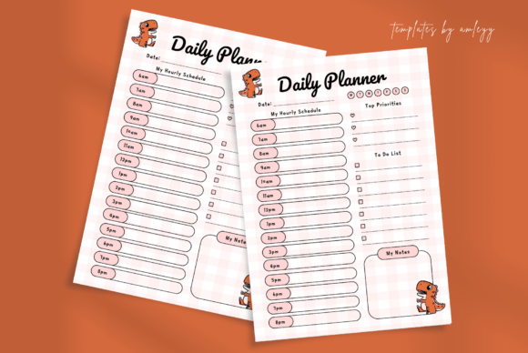 Download Cute Kawaii Daily Planner Template Canva - Cute Collection