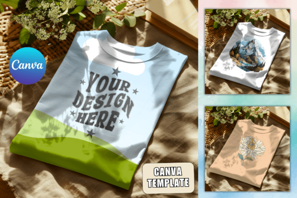 Download T-Shirt Mockup Canva Bella Canvas 3001 - Mockup Collection
