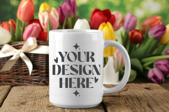 Download Easter 15oz Mug Mockup - Mockup Collection