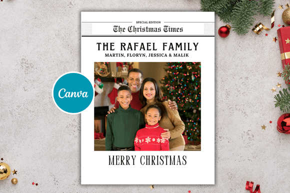 Download Christmas Mockup Newspaper Templates - Mockup Collection