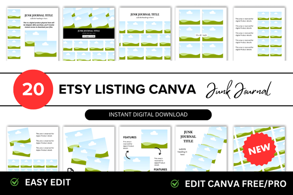 Download Junk Journal Etsy Listings Mockup - Mockup Collection