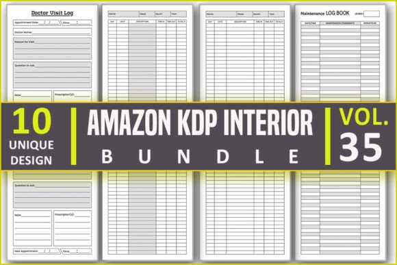 Download Low Content KDP Interior Bundle - Low content Collection