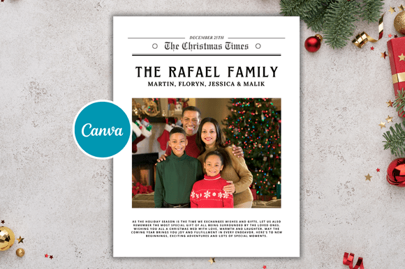 Download Christmas Mockup Newspaper Templates - Mockup Collection