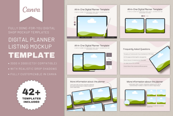 Download Landscape Digital Listing Mockup Templat - Mockup Collection