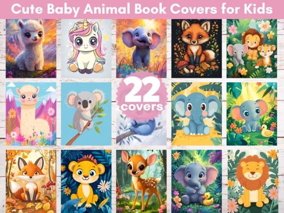 Download Cute Baby Animal Book Covers for Kids - Cute Collection