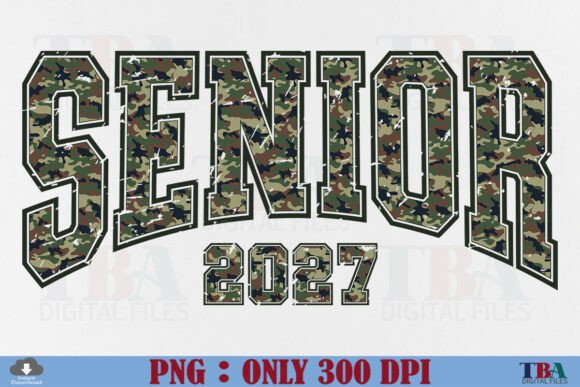 Download Senior 2027 PNG, Graduation Senior Camo - Graduation senior Collection