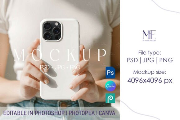 Download Phone Case Mockup PSD PNG IPhone 16 - Mockup Collection