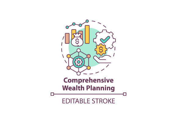 Download Comprehensive Wealth Planning Icon - Comprehensive Collection