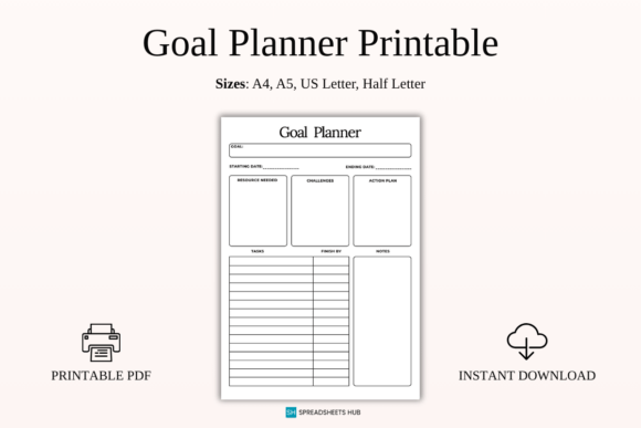 Download Comprehensive Goal Planner &amp; Action Plan - Comprehensive Collection