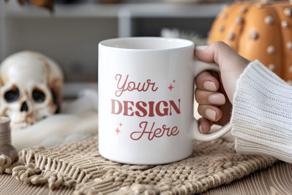 Download 11oz Coffee Mug Mockup Halloween - Mockup Collection