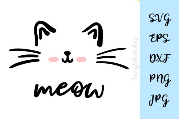 Download Cat Face SVG – Cute Kitty Clipart Cricut - Cute Collection