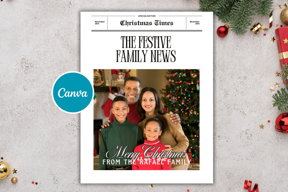 Download Christmas Mockup Newspaper Templates - Mockup Collection