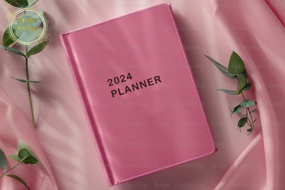 Download 2024 Planner Pink Notebook Mockup - Mockup Collection