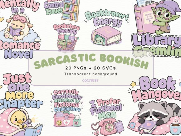 Download Sarcastic Bookish Cliparts, Cute Humor - Cute Collection