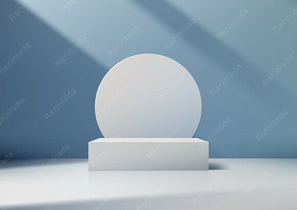 Download White Rectangular Podium Product Mockups - Mockup Collection