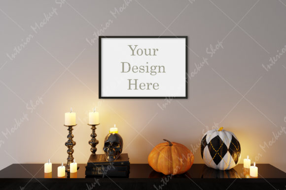 Download Frame Mockup Halloween - 160 - Mockup Collection