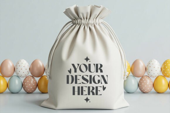 Download Easter Egg Hunt Bag Mockup - Mockup Collection